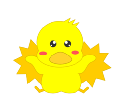 Chicks of red cheeks sticker #5915482