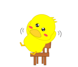 Chicks of red cheeks sticker #5915488