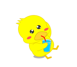 Chicks of red cheeks sticker #5915492