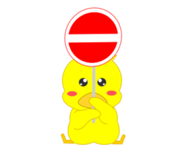 Chicks of red cheeks sticker #5915509