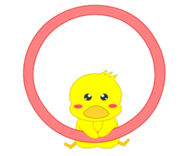 Chicks of red cheeks sticker #5915513