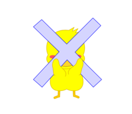 Chicks of red cheeks sticker #5915514