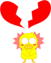 Chicks of red cheeks sticker #5915515