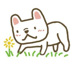 I love french bulldog ( Mimi) sticker #5969441