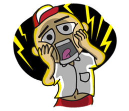 Si Udin & Sarini (english) sticker #6033750