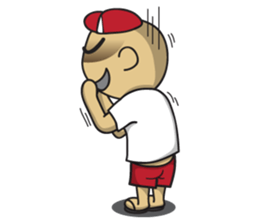 Si Udin & Sarini (english) sticker #6033758