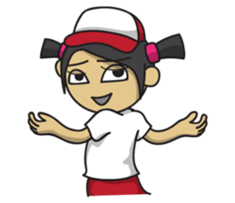 Si Udin & Sarini (english) sticker #6033768