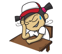 Si Udin & Sarini (english) sticker #6033770