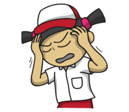 Si Udin & Sarini (english) sticker #6033773