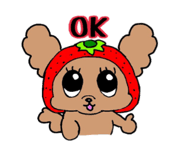 Strawberry Poohchan Part2 sticker #6244809