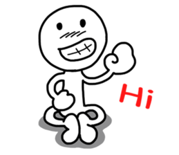 Invisible Line Man sticker #6365472