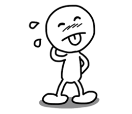 Invisible Line Man sticker #6365474