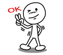 Invisible Line Man sticker #6365475