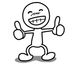 Invisible Line Man sticker #6365478