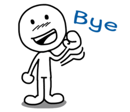 Invisible Line Man sticker #6365480