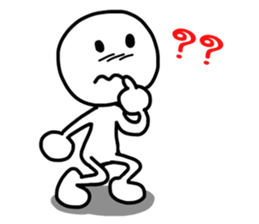 Invisible Line Man sticker #6365482