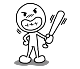 Invisible Line Man sticker #6365486