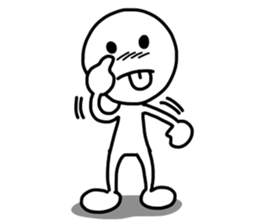 Invisible Line Man sticker #6365491