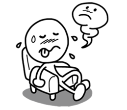 Invisible Line Man sticker #6365492