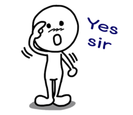 Invisible Line Man sticker #6365493