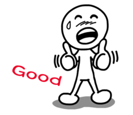 Invisible Line Man sticker #6365494