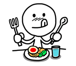 Invisible Line Man sticker #6365495