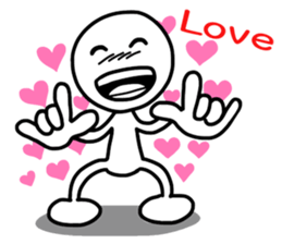 Invisible Line Man sticker #6365496