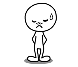 Invisible Line Man sticker #6365498