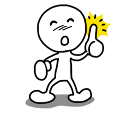 Invisible Line Man sticker #6365500