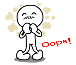 Invisible Line Man sticker #6365501