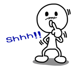 Invisible Line Man sticker #6365502