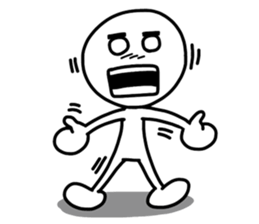 Invisible Line Man sticker #6365504