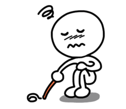 Invisible Line Man sticker #6365509