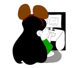 Nu P sticker #6512058