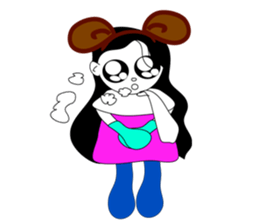 Nu P sticker #6512087