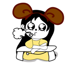 Nu P sticker #6512094