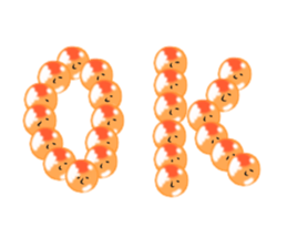 Live nice salmon roe sticker #6546905