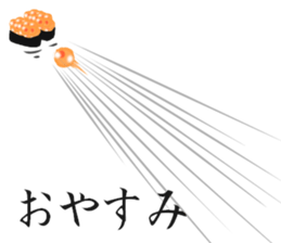 Live nice salmon roe sticker #6546909