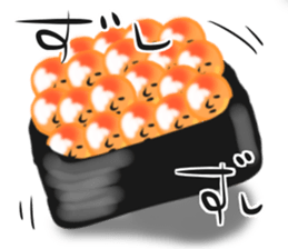 Live nice salmon roe sticker #6546921