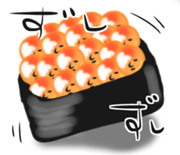 Live nice salmon roe sticker #6546921
