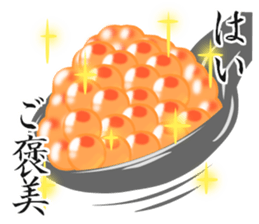 Live nice salmon roe sticker #6546935
