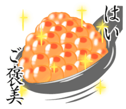 Live nice salmon roe sticker #6546935