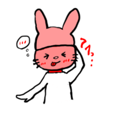 a cute rabbit sticker #6594027