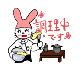 a cute rabbit sticker #6594030