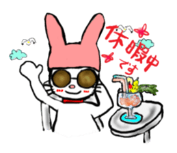 a cute rabbit sticker #6594033