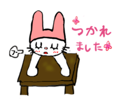 a cute rabbit sticker #6594035