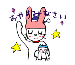 a cute rabbit sticker #6594039