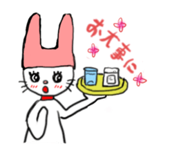 a cute rabbit sticker #6594044