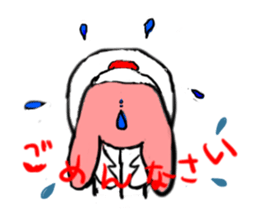 a cute rabbit sticker #6594045