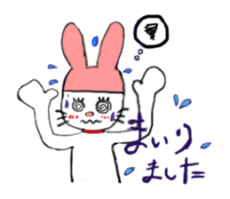 a cute rabbit sticker #6594046